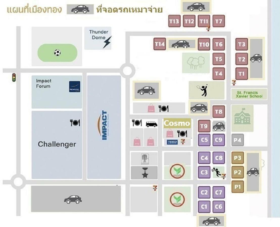 Condo C2 Impact Nonthaburi Ngoại thất bức ảnh